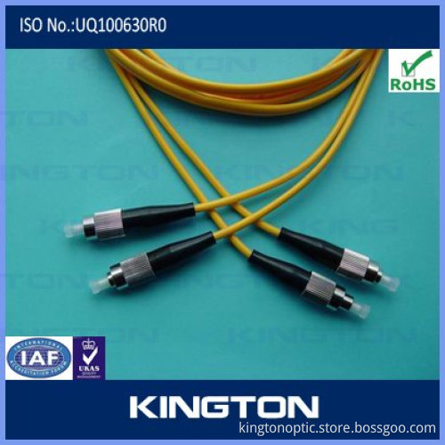 Optic fiber patch cord with FC-FC connector